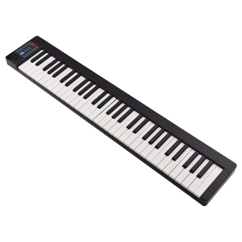 Keyboards & Pianos |   61-Key Foldable Electronic Piano – Portable, Multifunctional, Ideal for Beginners Keyboards & Pianos Keyboards & Pianos