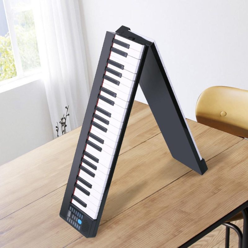 Keyboards & Pianos |   61-Key Foldable Electronic Piano – Portable, Multifunctional, Ideal for Beginners Keyboards & Pianos Keyboards & Pianos