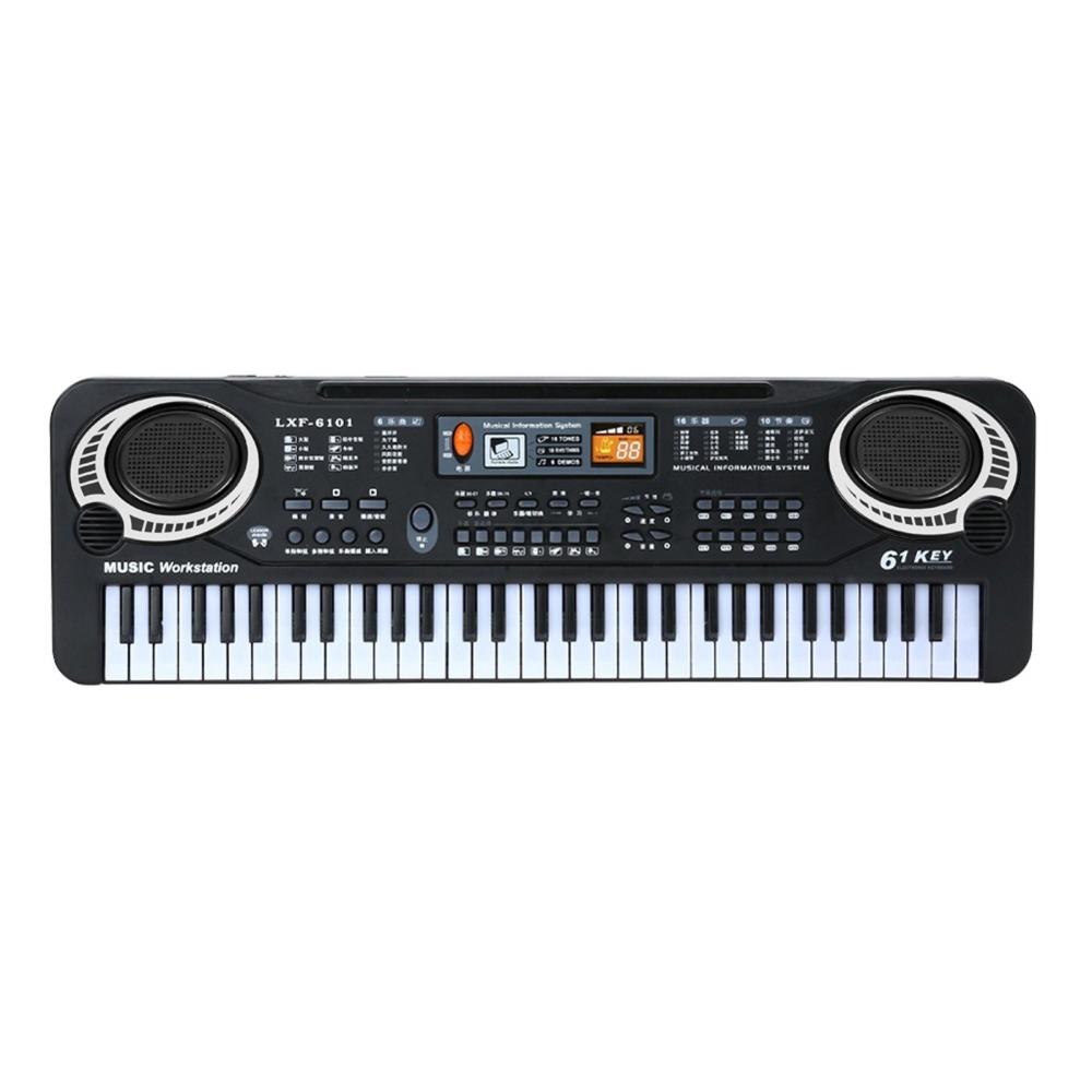 Keyboards & Pianos |   61 Keys Black Digital Music Electronic Keyboard KeyBoard Electric Piano Kids Gift Musical Instrument Keyboards & Pianos Keyboards & Pianos