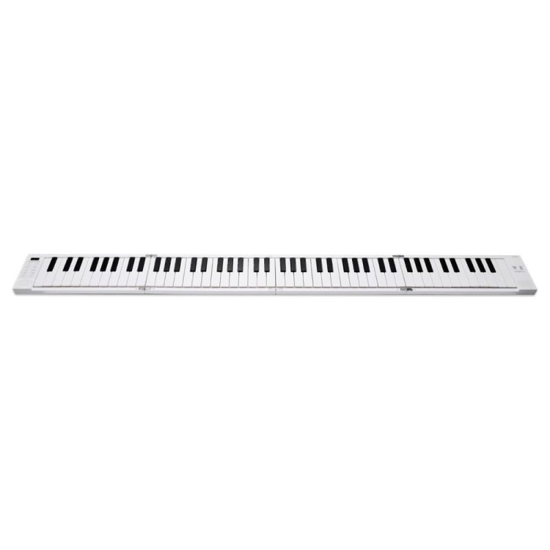 Keyboards & Pianos |   88 K-eys Foldable Piano Digital Piano Portable Electronic Keyboard Piano White & Black Keyboards & Pianos Keyboards & Pianos