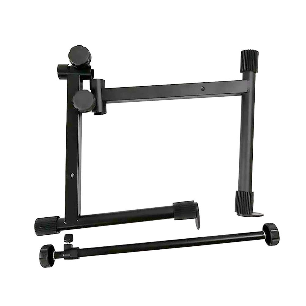 Keyboards & Pianos |   Electronic Piano Stand Riser Universal X-Style Adjustable Keyboard Stand Musical Instrument Accessory Black Keyboards & Pianos Black