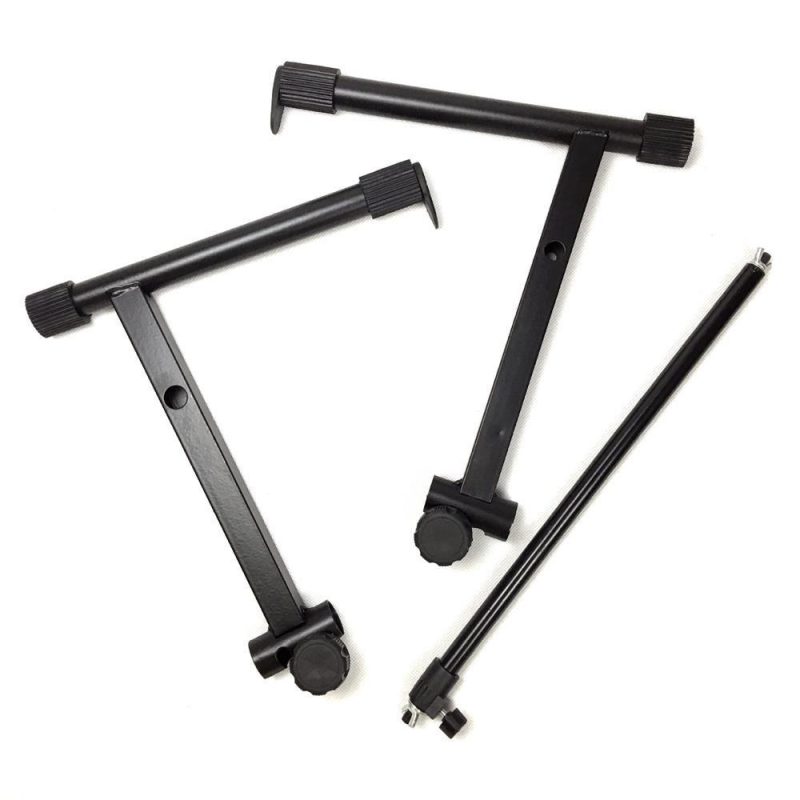 Keyboards & Pianos |   Electronic Piano Stand Riser Universal X-Style Adjustable Keyboard Stand Musical Instrument Accessory Black Keyboards & Pianos Black