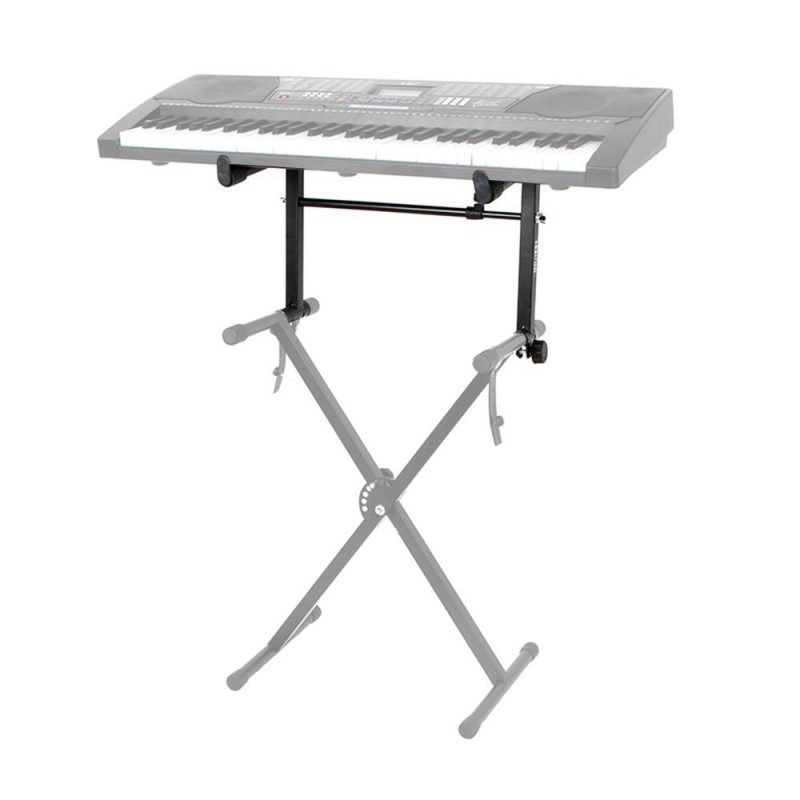 Keyboards & Pianos |   Electronic Piano Stand Riser Universal X-Style Adjustable Keyboard Stand Musical Instrument Accessory Black Keyboards & Pianos Black