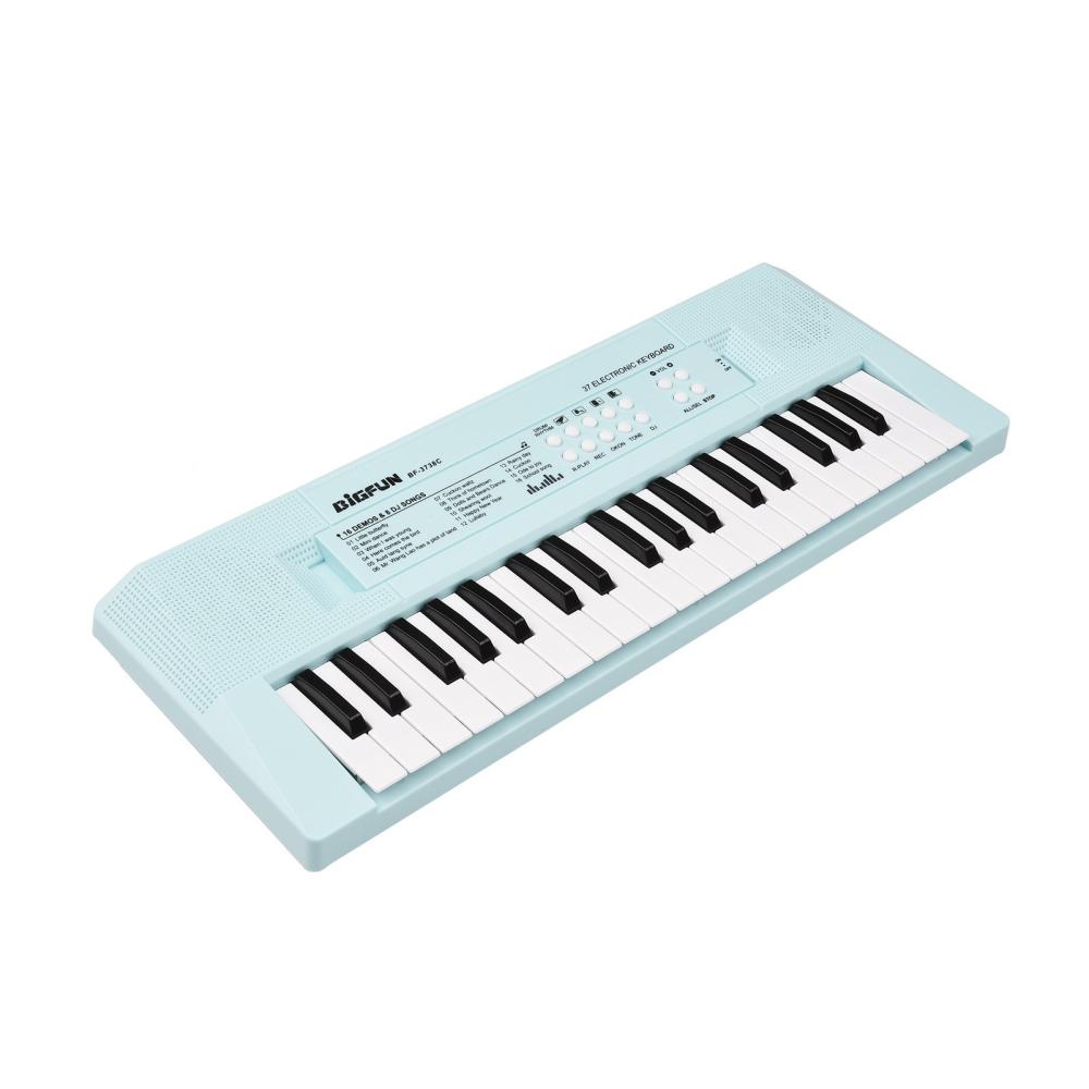 Keyboards & Pianos |   Electronic Piano with Mini Keyboard 37-Key Electronic Keyboard Piano Children’ s Piano Blue Musical Instruments Blue