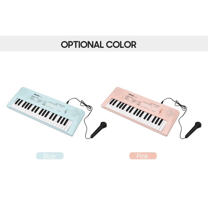 Keyboards & Pianos |   Electronic Piano with Mini Keyboard 37-Key Electronic Keyboard Piano Children’ s Piano Blue Musical Instruments Blue