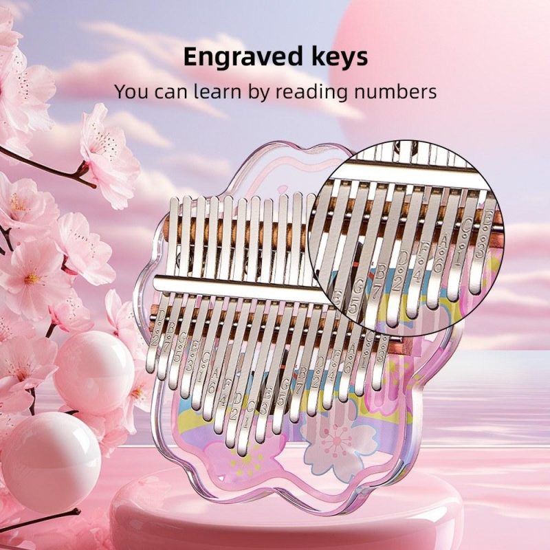 Keyboards & Pianos |   Kalimba Mini Thumb Piano 17 Keys Portable Musical Instrument Cartoon Cute Kalimba Th Keyboards & Pianos Keyboards & Pianos