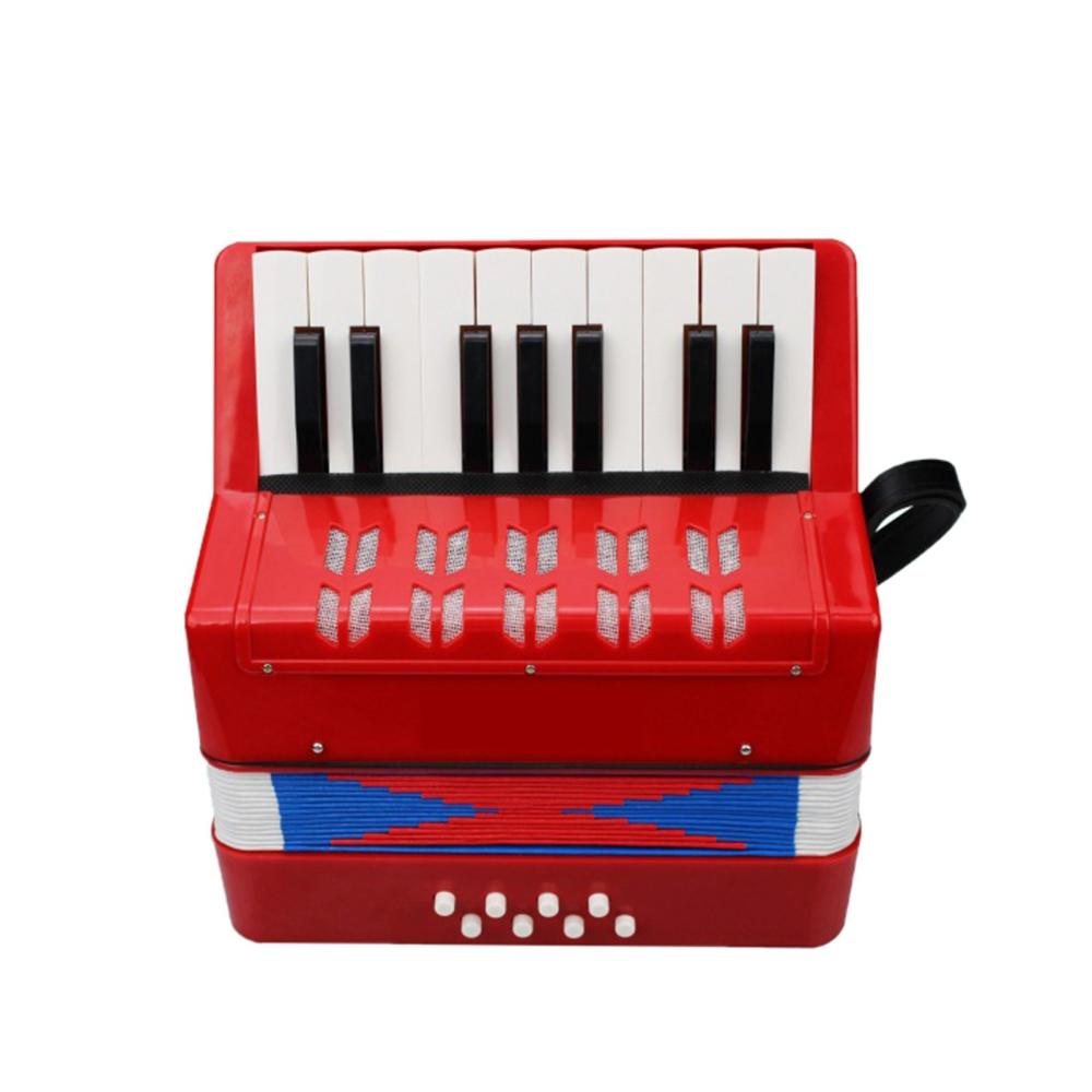 Keyboards & Pianos |   Kids Children Accordion 17-Key 8 Bass Mini Small Accordion Educational Musical Instrument for Beginner Birthday Gift Red Keyboards & Pianos Keyboards & Pianos