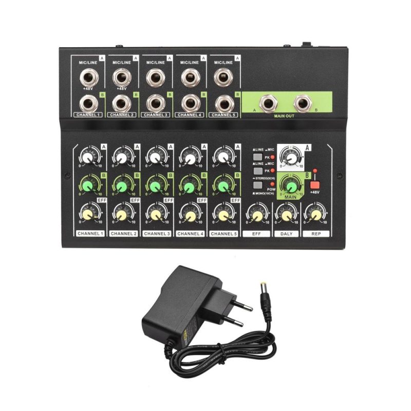 Musical Effects |   10-Channel Mixing Console Digital Audio Mixer Musical Effects Musical Effects