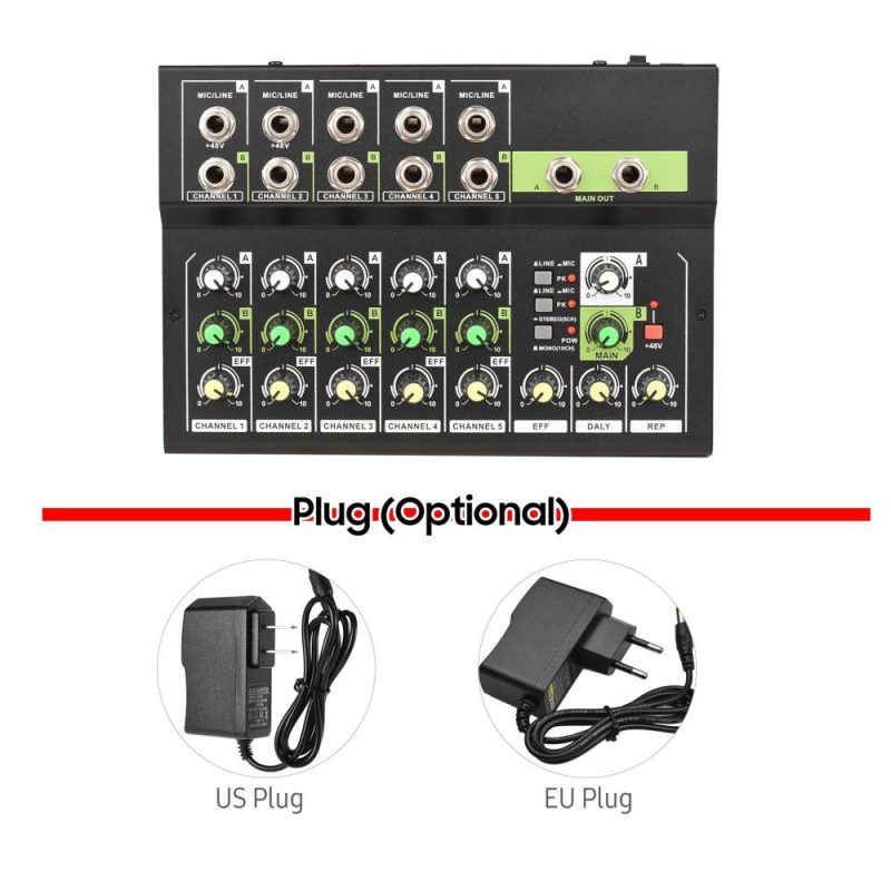 Musical Effects |   10-Channel Mixing Console Digital Audio Mixer Musical Effects Musical Effects