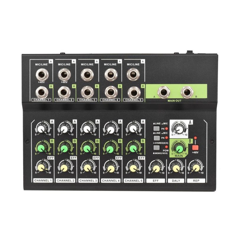 Musical Effects |   10-Channel Mixing Console Digital Audio Mixer Musical Effects Musical Effects