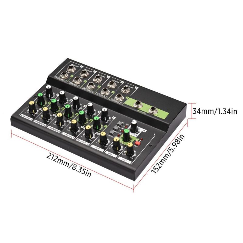 Musical Effects |   10-Channel Mixing Console Digital Audio Mixer Musical Effects Musical Effects