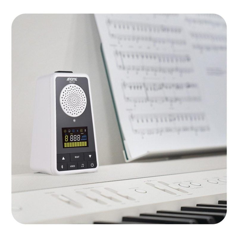 Musical Effects |   2-in-1 Metronome BT Speaker for Guitar Piano Drum Violin White Musical Effects Musical Effects