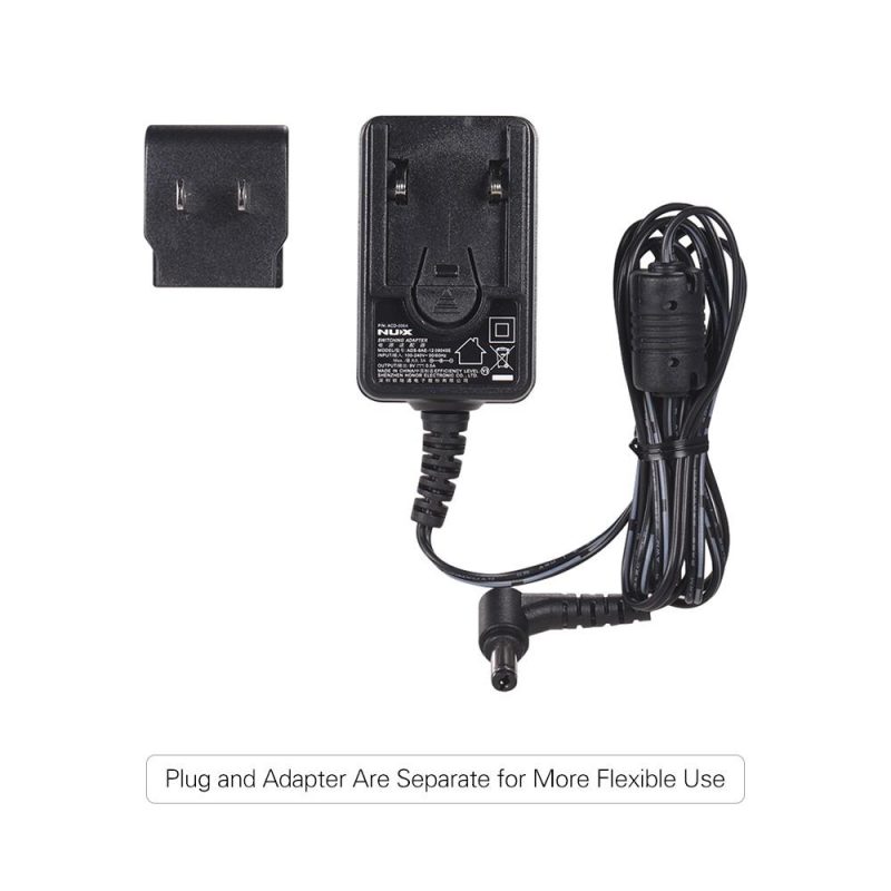 Musical Effects |   9V AC/DC Power Adapter Corded Power Supply Charger Black Musical Effects Black