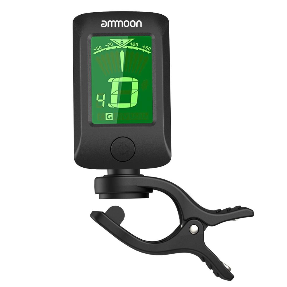 Musical Effects |   AT-07 Digital Electronic Clip-On Tuner Black Musical Effects Black