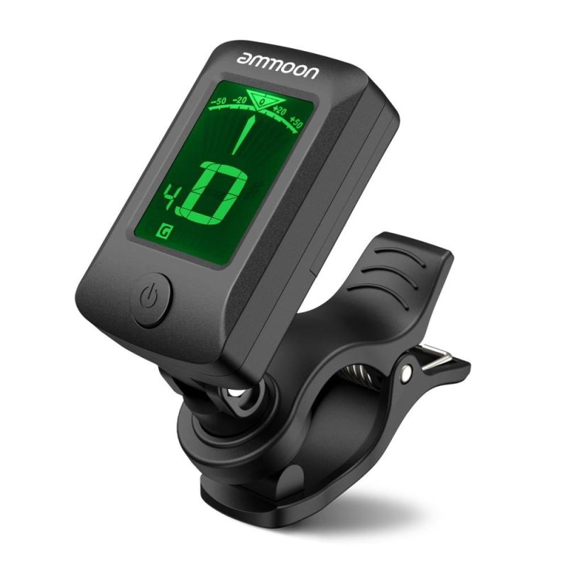 Musical Effects |   AT-07 Digital Electronic Clip-On Tuner Black Musical Effects Black