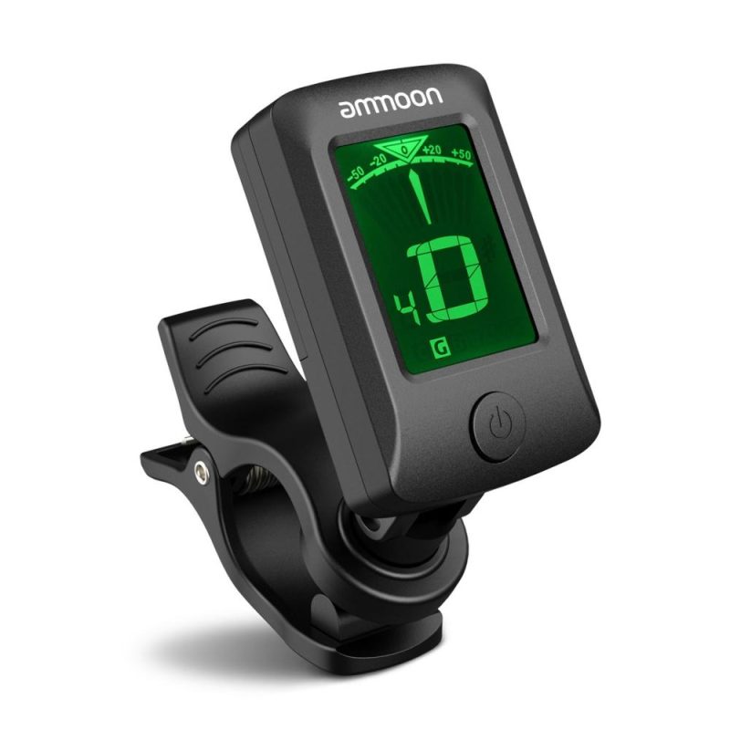 Musical Effects |   AT-07 Digital Electronic Clip-On Tuner Black Musical Effects Black