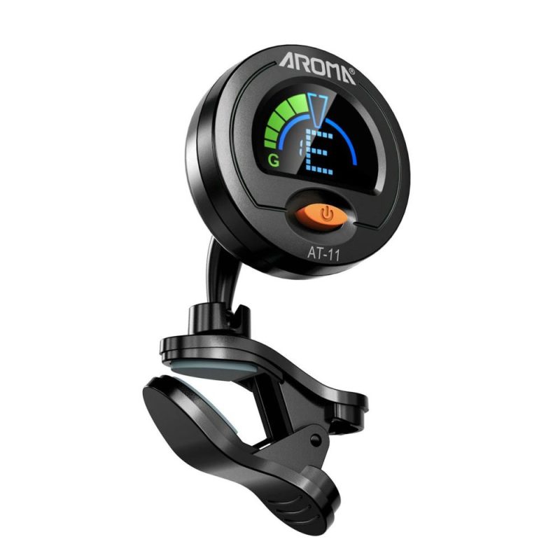 Musical Effects |   AT-11 Clip-on Tuner Color Screen Black Musical Effects Black