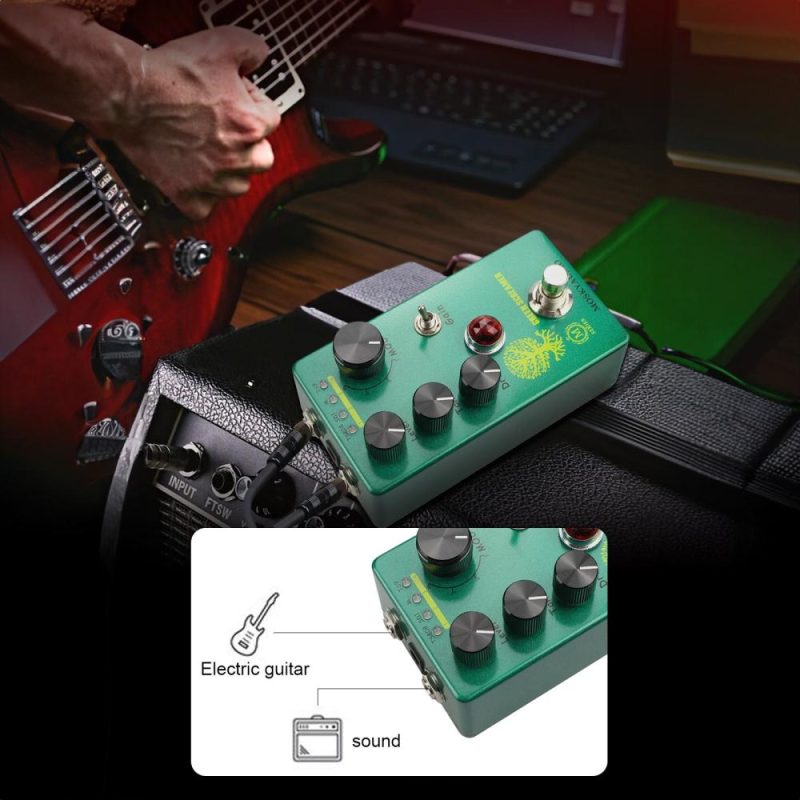 Musical Effects |   Booster/Overdrive Guitar Effect Pedal – GREEN SCREAMER Green Musical Effects Green