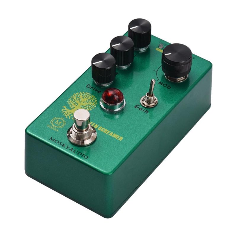 Musical Effects |   Booster/Overdrive Guitar Effect Pedal – GREEN SCREAMER Green Musical Effects Green