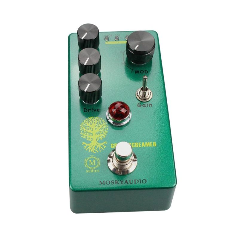 Musical Effects |   Booster/Overdrive Guitar Effect Pedal – GREEN SCREAMER Green Musical Effects Green