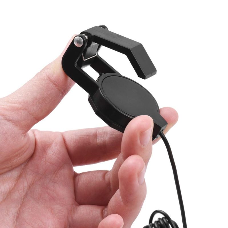 Musical Effects |   Clip-on Instrument Pickup Guitar Pick-up Mini Transducer Black Musical Effects Black