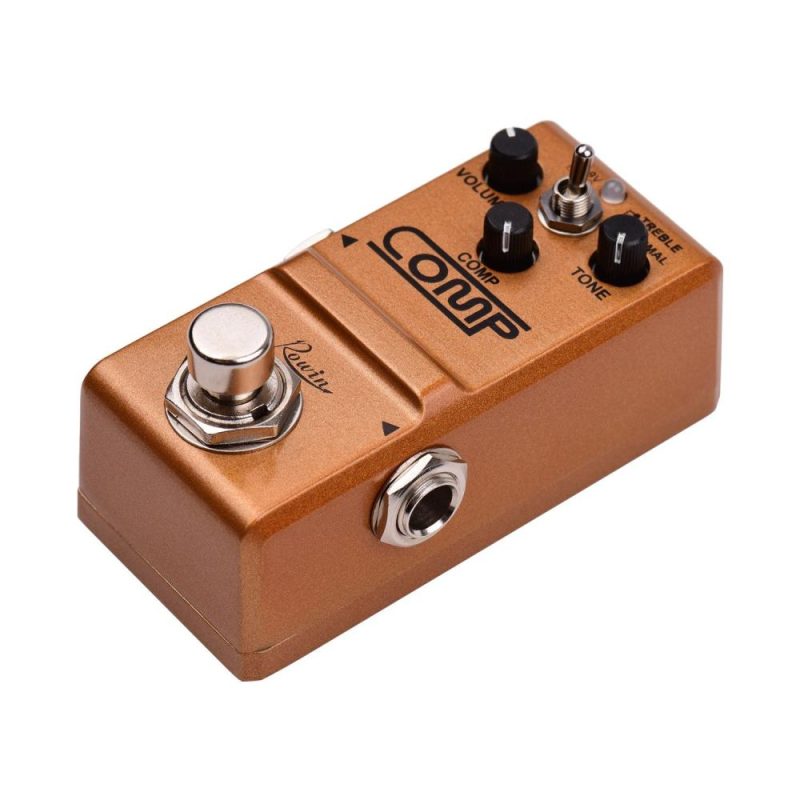 Musical Effects |   Compressor Guitar Pedal Effect Pedal True Bypass Orange Musical Effects Musical Effects