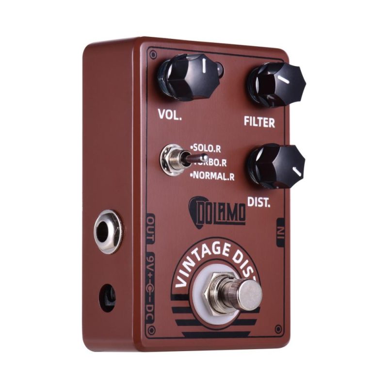 Musical Effects |   D-11 Vintage Distortion Guitar Effect Pedal Coffee Musical Effects Coffee