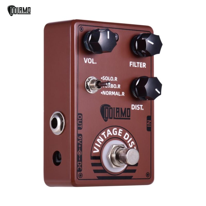 Musical Effects |   D-11 Vintage Distortion Guitar Effect Pedal Coffee Musical Effects Coffee