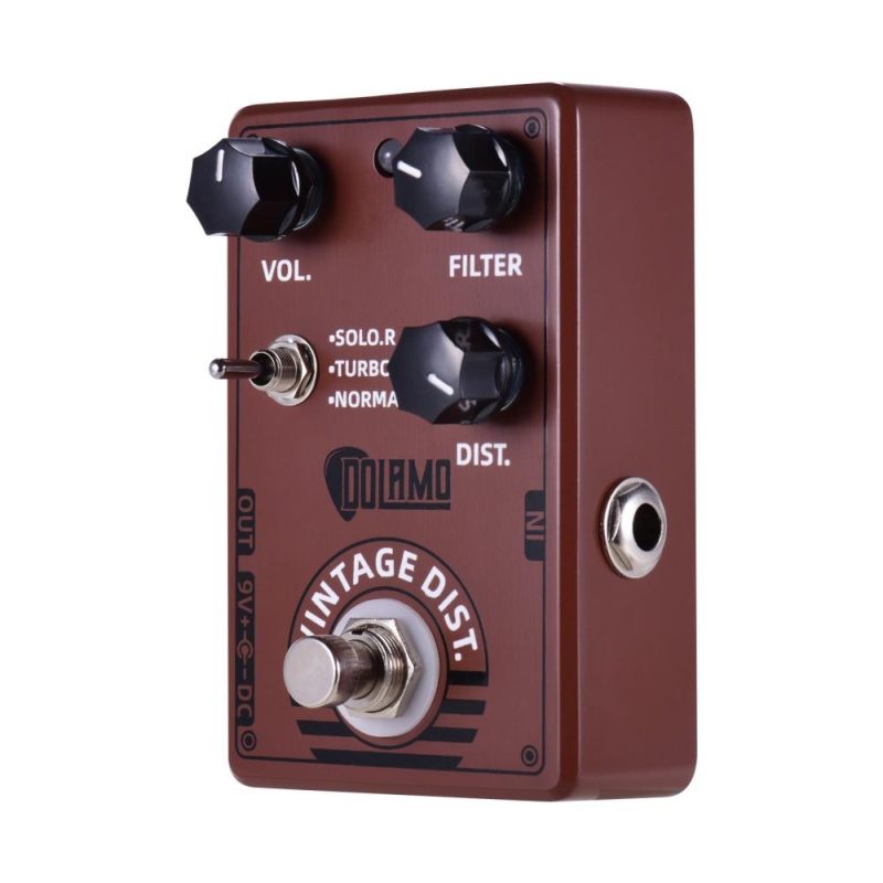 Musical Effects |   D-11 Vintage Distortion Guitar Effect Pedal Coffee Musical Effects Coffee