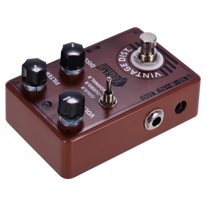 Musical Effects |   D-11 Vintage Distortion Guitar Effect Pedal Coffee Musical Effects Coffee