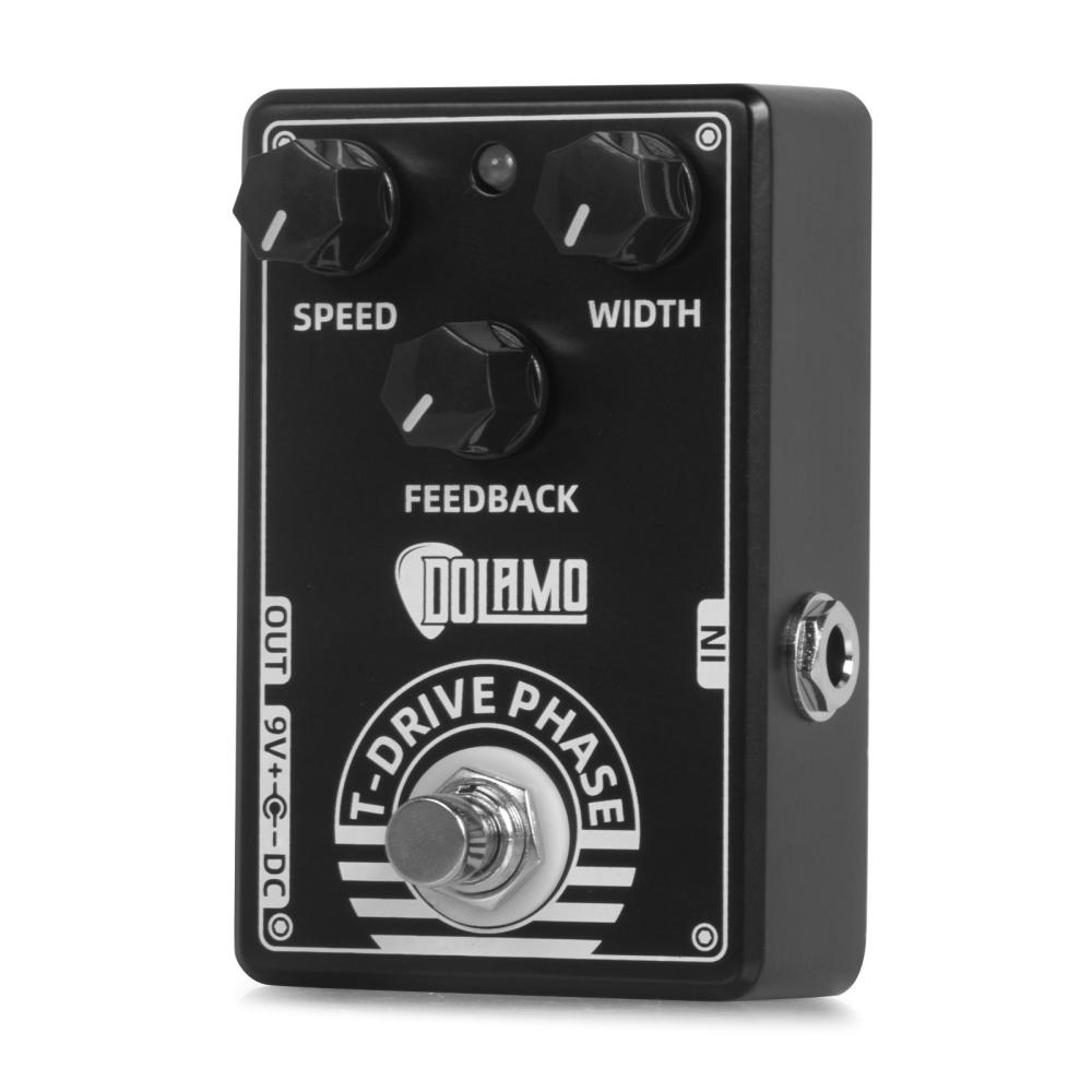 Musical Effects |   D-15 T-Drive Phase Pedal / True Bypass / Analog Phaser Effects Black Musical Effects Black