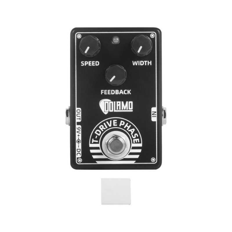 Musical Effects |   D-15 T-Drive Phase Pedal / True Bypass / Analog Phaser Effects Black Musical Effects Black