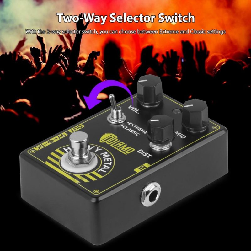 Musical Effects |   D-17 Guitar Effects Pedal / High Gain Distortion / True Bypass Black Musical Effects Black