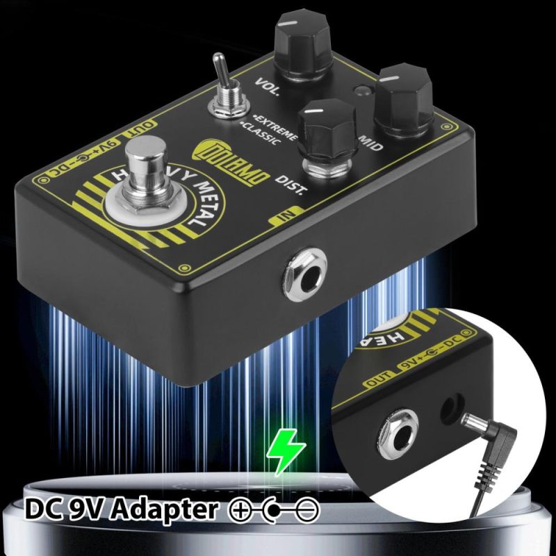 Musical Effects |   D-17 Guitar Effects Pedal / High Gain Distortion / True Bypass Black Musical Effects Black