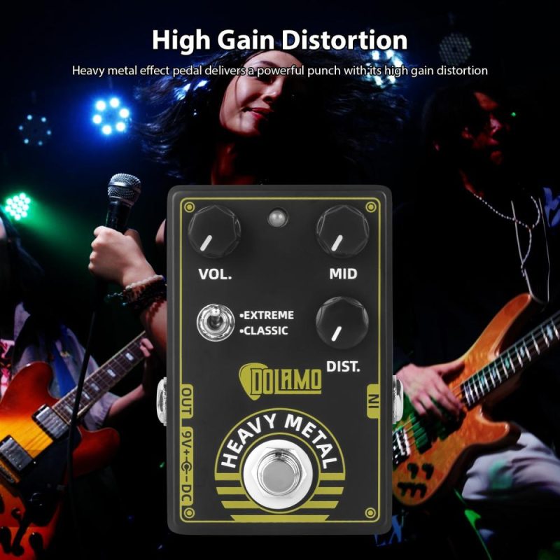 Musical Effects |   D-17 Guitar Effects Pedal / High Gain Distortion / True Bypass Black Musical Effects Black