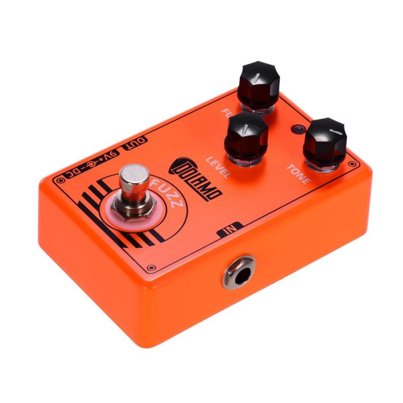 Musical Effects |   D-2 FUZZ Guitar Effect Pedal with True Bypass for Electric Guitar Orange Musical Effects Musical Effects