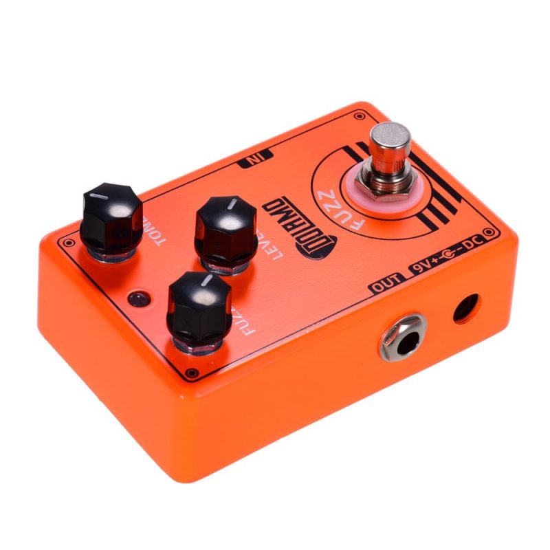 Musical Effects |   D-2 FUZZ Guitar Effect Pedal with True Bypass for Electric Guitar Orange Musical Effects Musical Effects