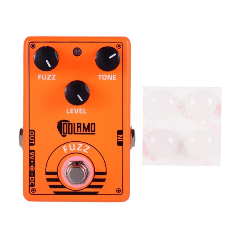 Musical Effects |   D-2 FUZZ Guitar Effect Pedal with True Bypass for Electric Guitar Orange Musical Effects Musical Effects