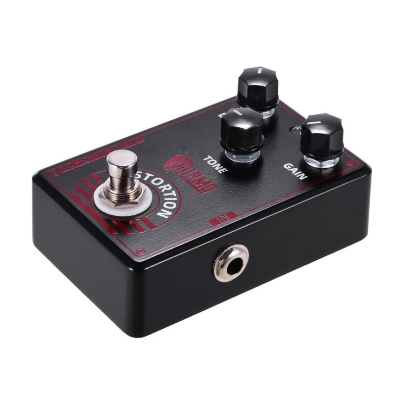 Musical Effects |   D-4 High Gain Distortion Guitar Effect Pedal True British Style Effect Pedal with True Bypass for Electric Guitar Black Musical Effects Black