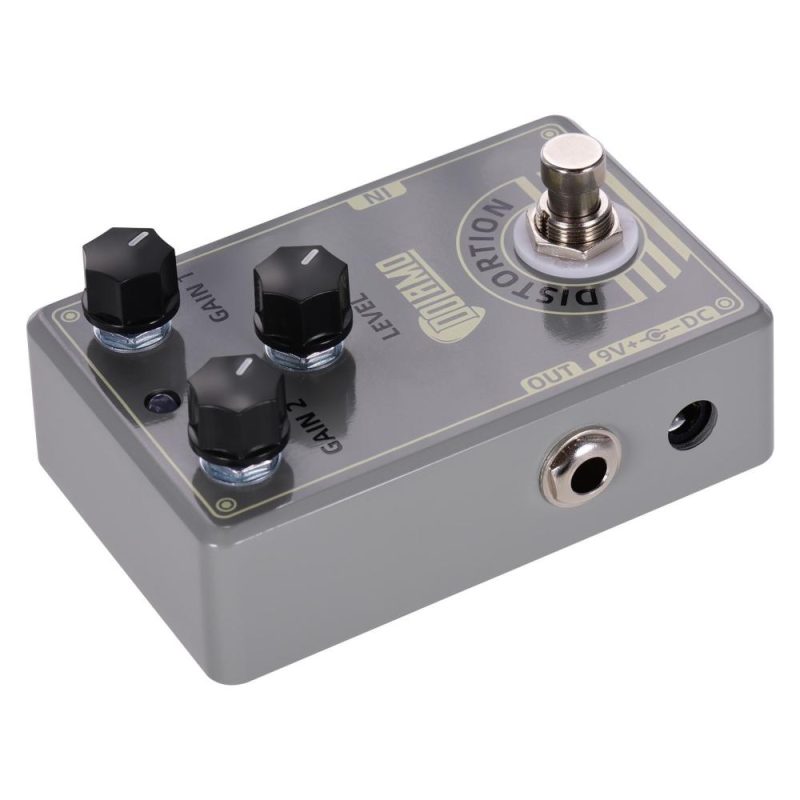 Musical Effects |   D-5 Mark IV Distortion Guitar Effect Pedal Distortion Pedal with True Bypass for Electric Guitar Gray Musical Effects Gray