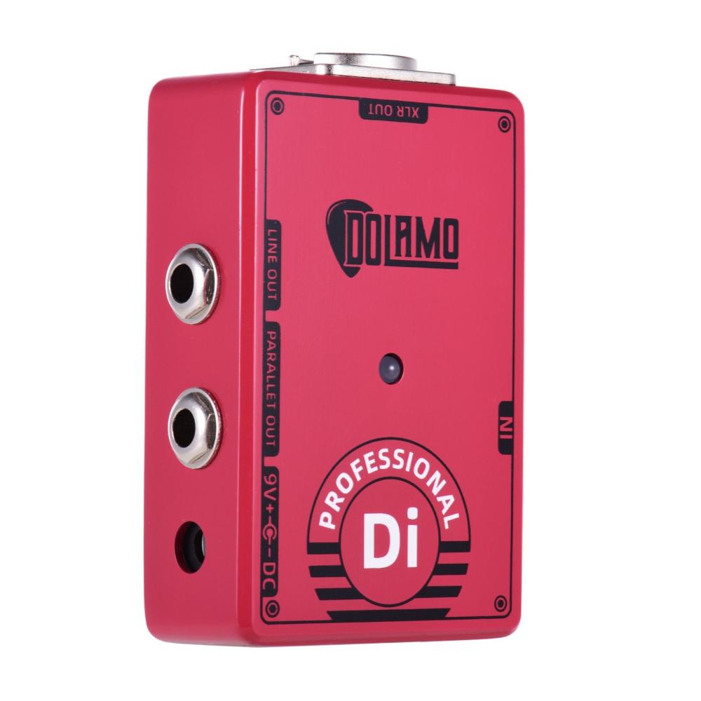 Musical Effects |   D-7 Professional DI Box Guitar Effect Pedal with Ground Lift Switch XLR Out for Electric Guitar Red Musical Effects Musical Effects