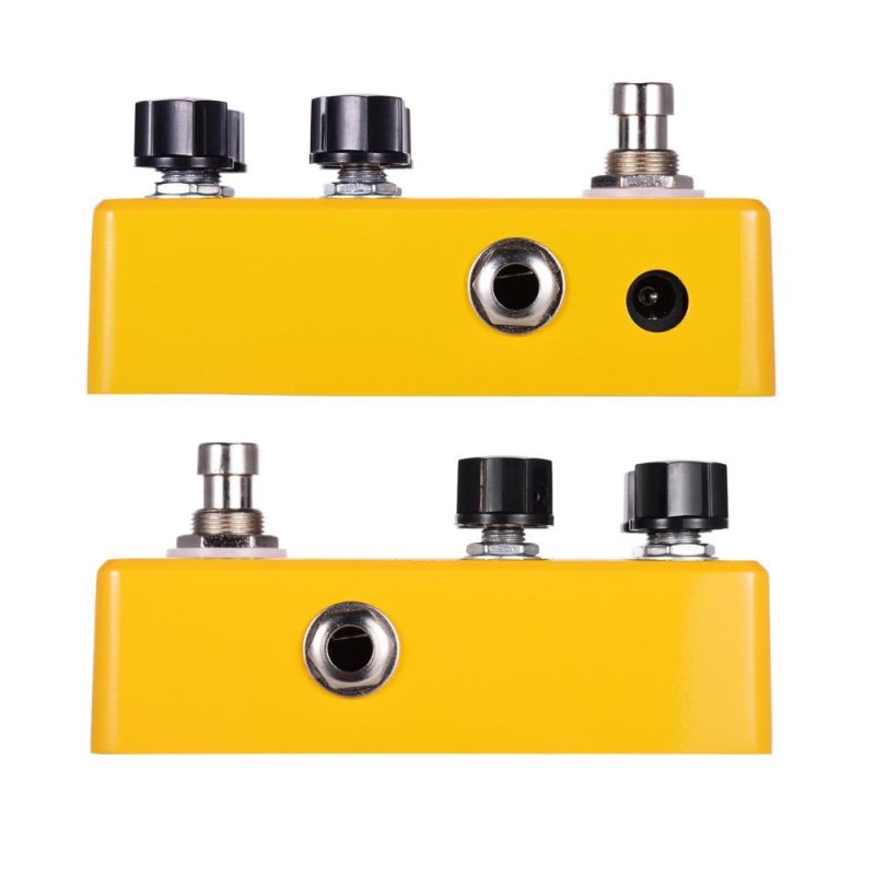 Musical Effects |   D-8 Overdrive Guitar Effect Pedal with Bass Treble Gain Level Controls and True Bypass Design for Electric Guitar Yellow Musical Effects Musical Effects