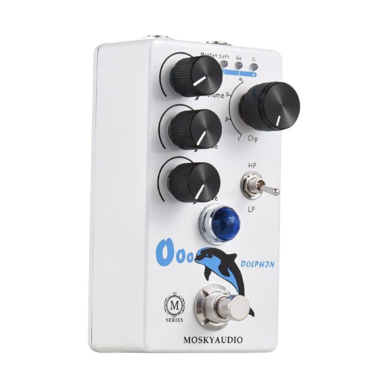 Musical Effects |   Distortion/Overdrive Guitar Effect Pedal for Electric Guitar – DOLPHIN White Musical Effects Musical Effects