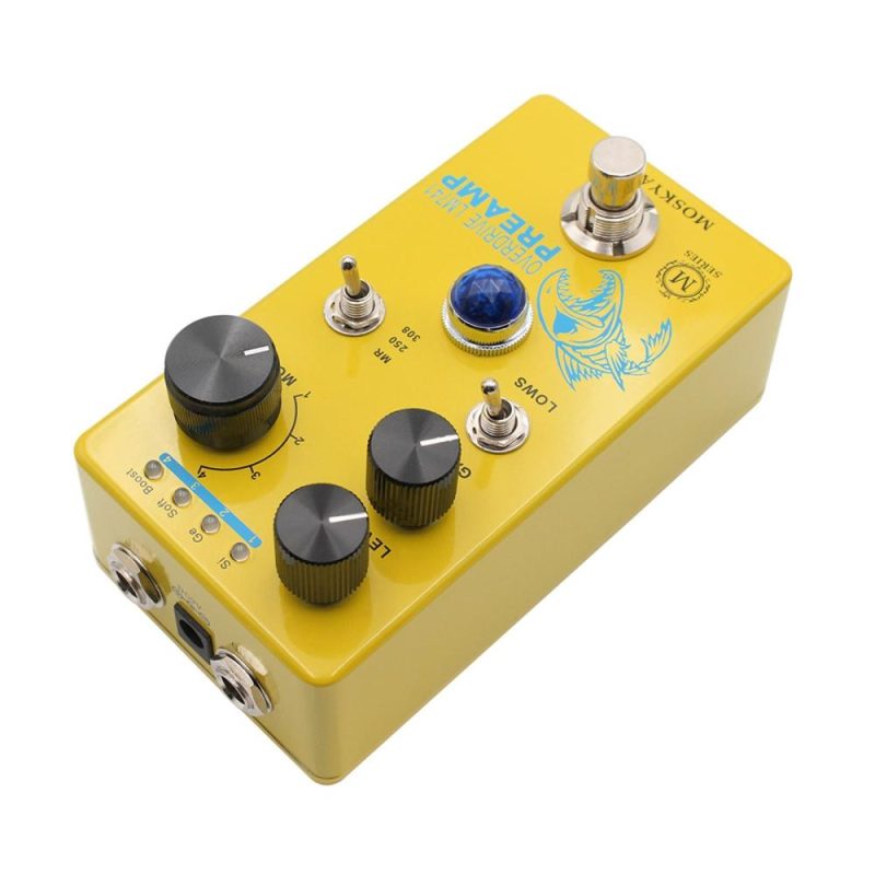 Musical Effects |   Distortion/Overdrive/Preamp Guitar Effect Pedal – LM741 PREAMP Yellow Musical Effects Musical Effects