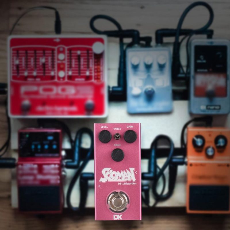 Musical Effects |   DK Soloman Distortion Pedal Electric Guitar Effects Pedal Rose Red Musical Effects Musical Effects