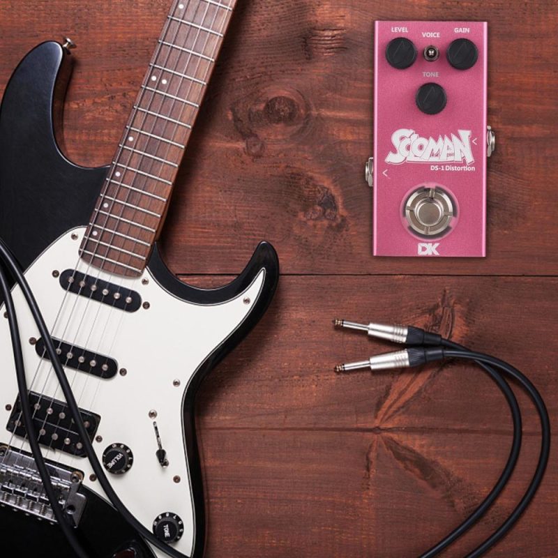 Musical Effects |   DK Soloman Distortion Pedal Electric Guitar Effects Pedal Rose Red Musical Effects Musical Effects