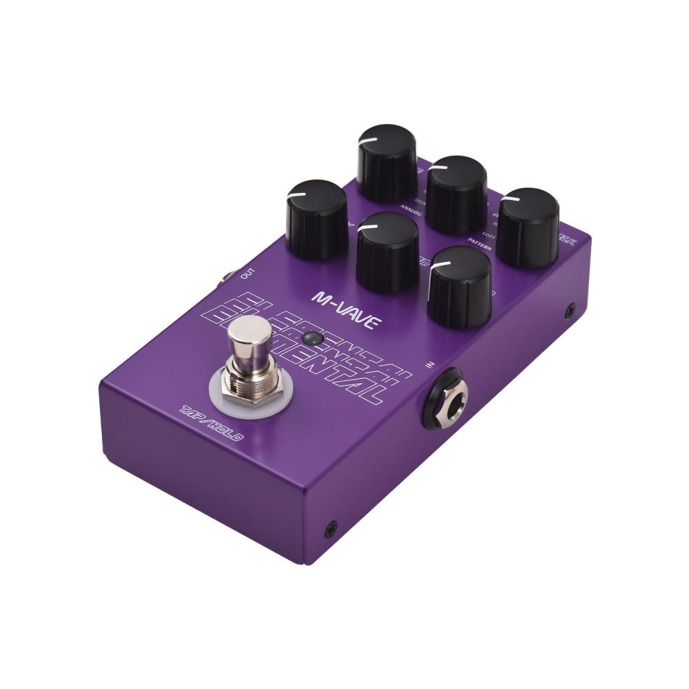 Musical Effects |   ELEMENTAL Delay Pedal / 9 Effects / Tap & Hold / High-Performance DSP Purple Musical Effects Musical Effects