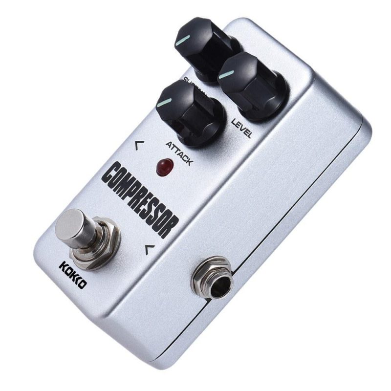 Musical Effects |   FCP2 Mini Compressor Pedal Portable Guitar Effect Pedal Grey Musical Effects Grey