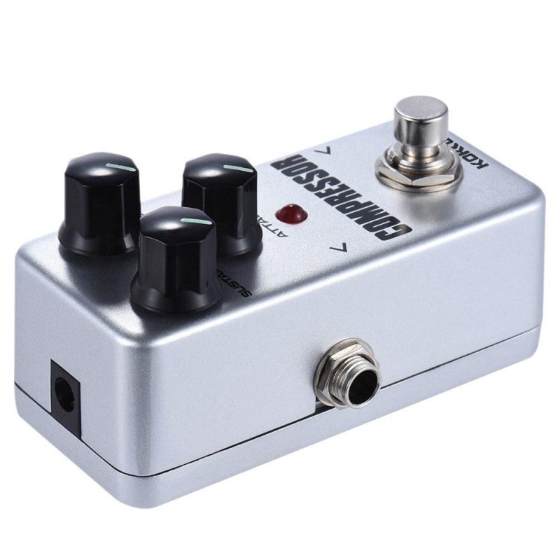 Musical Effects |   FCP2 Mini Compressor Pedal Portable Guitar Effect Pedal Grey Musical Effects Grey