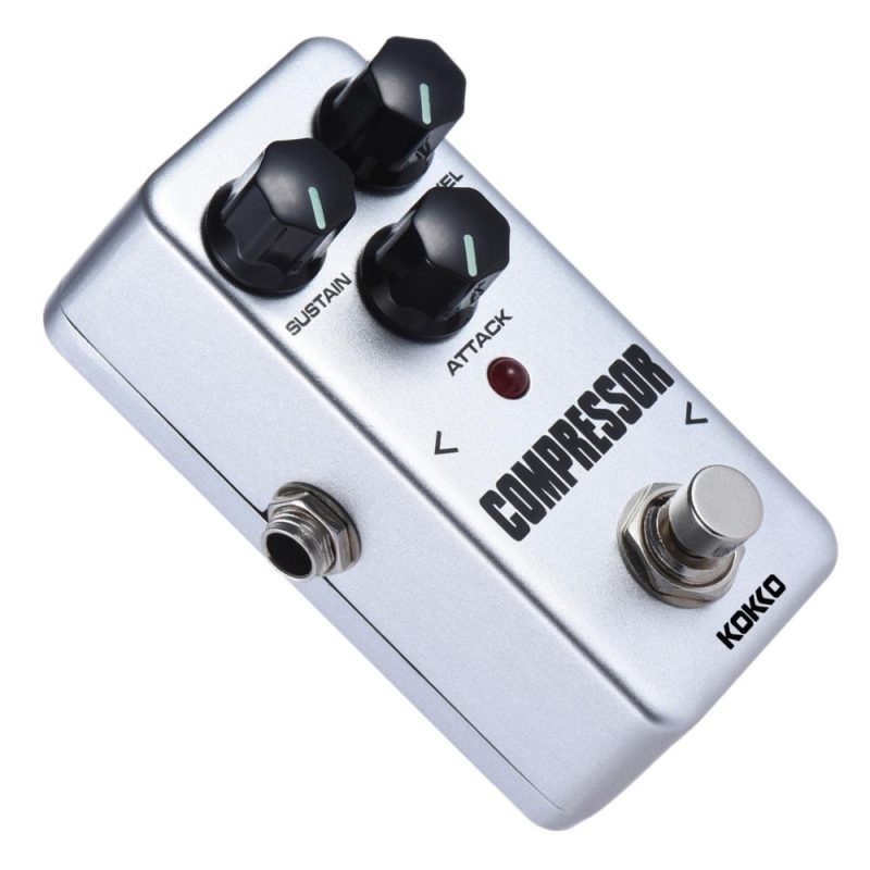 Musical Effects |   FCP2 Mini Compressor Pedal Portable Guitar Effect Pedal Grey Musical Effects Grey